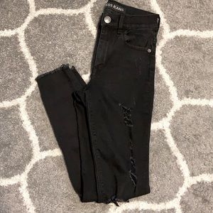 Distressed Express Jeans